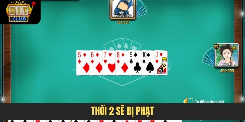 Thối 2 sẽ bị phạt